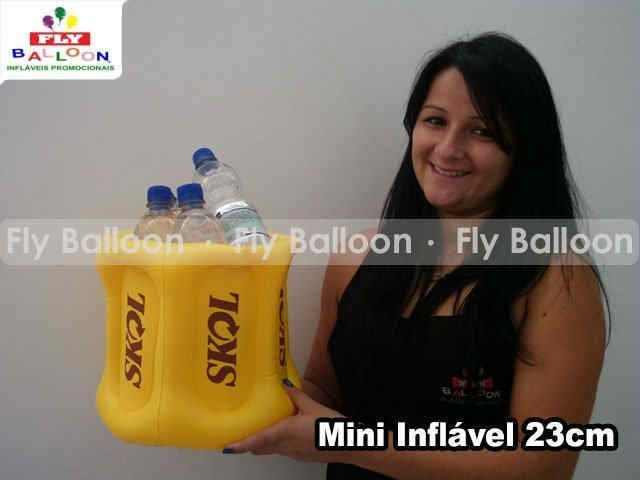 gelo inflavel promocional personalizado skol
