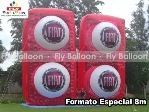 formatos especiais inflaveis promocionais fiat