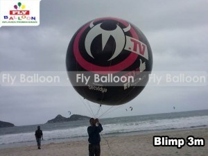 Balao Blimp aereo promocional Team Nogueira