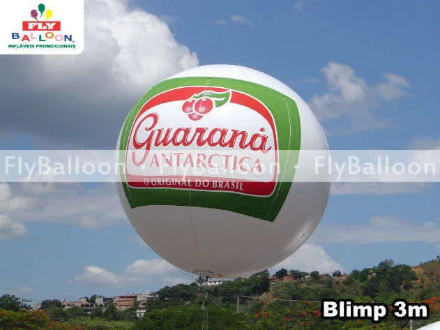 balao blimp aereo promocional guarana antarctica