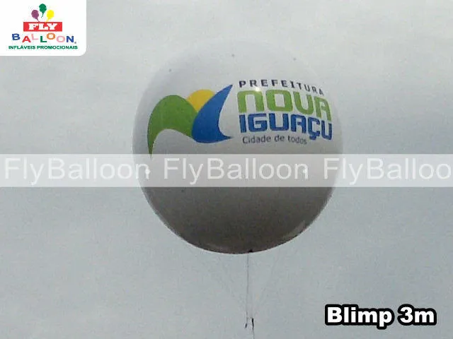 balao blimp promocional aereo prefeitura de nova iguacu
