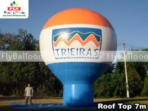 balão promocional roof top trieiras empreendimentos