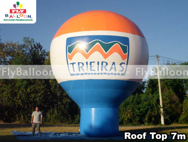 balão promocional roof top trieiras empreendimentos