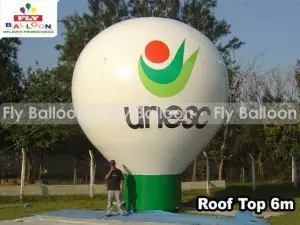 balão promocional roof top unesc