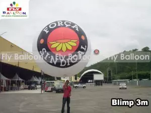 Baloes Blimp aereos promocionais forca sindical