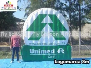 logomarca inflavel em fortaleza