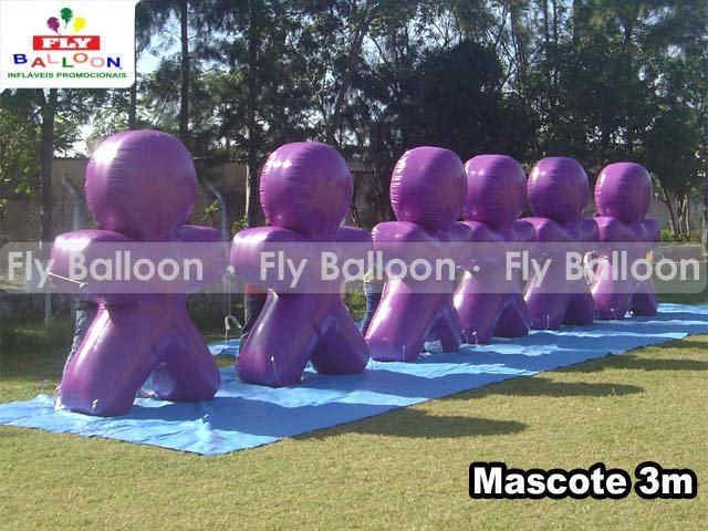 mascotes infláveis promocionais vivo
