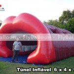 túnel inflável promocional bocão sesi rj