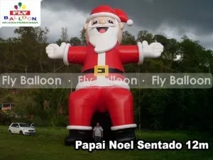 papai noel inflavel em belo horizonte