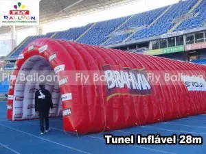 tunel inflavel promociona -brahma stadium rio