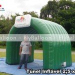 túnel inflável promocional cresol