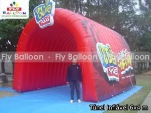 tunel inflavel no rio de janeiro