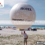 Balao Promocional Blimp Aereo hotel paradiso Cabo Frio