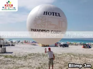 Baloes aereos Promocionais Blimp hotel paradiso Cabo Frio