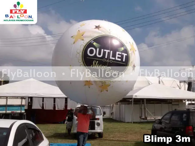 Balao Promocional Blimp outlet em Itaguai - RJ