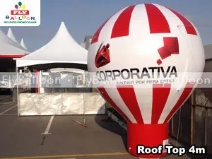 Balão promocional em Simão Dias
