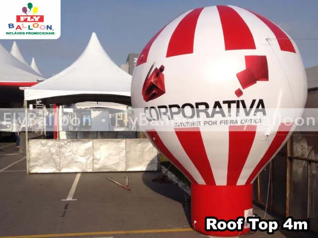 Balão promocional em Simão Dias