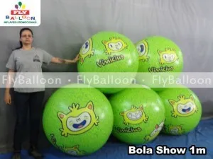 bola show inflavel mascote olimpico vinicius