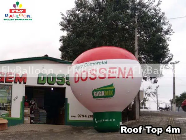 Balão promocional em Laranjeiras