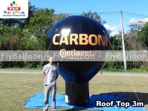 balão promocional roof top carboni continental pneus