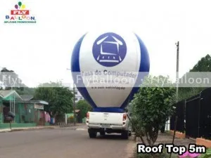 Balão promocional em São Cristóvão