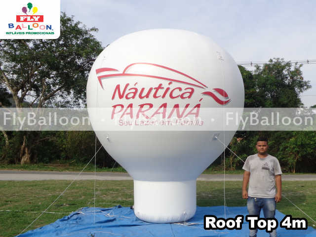 inflável promocional roof top náutica paraná