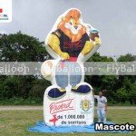 mascote inflável promocional proerd