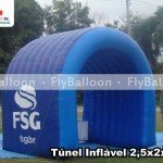 túnel inflável promocional fsg