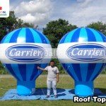 balões promocionais roof top carrier