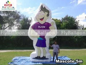 mascote inflavel em Manaus