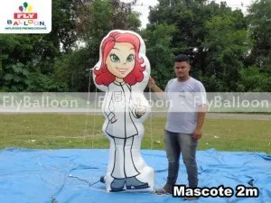 Mascote inflavel promocional farmacia prever em Sao Jose do Rio Preto