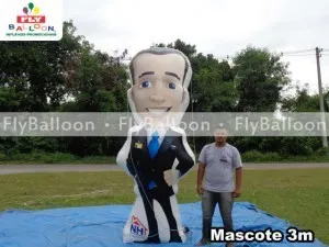 mascote inflável promocional nh empreendimentos