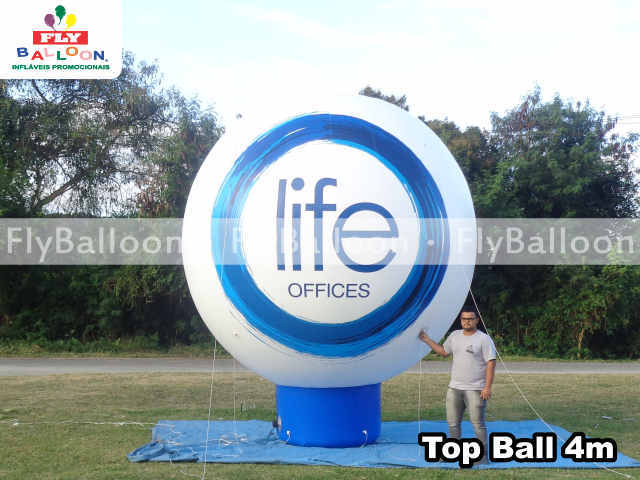 top ball inflável promocional life offices