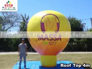 balão promocional rádio massa fm