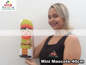 mini mascote inflável duende shopping recife