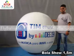 bola show inflavel tim music