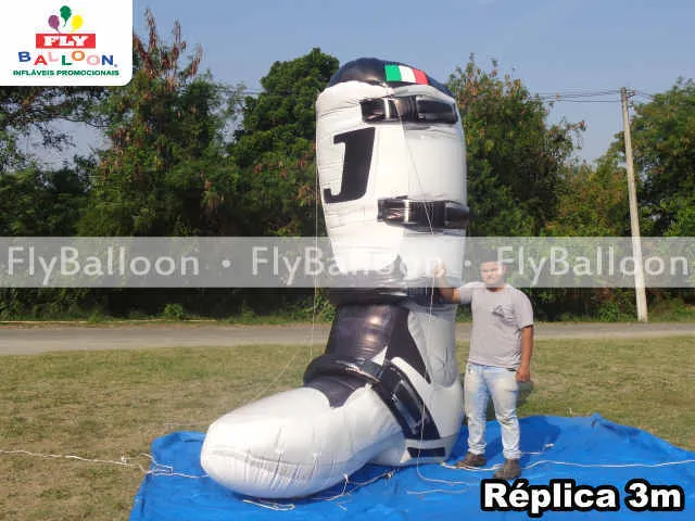 replica inflavel promocional bota motocross jett