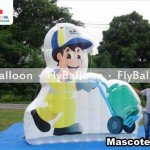 mascote inflável promocional copagaz