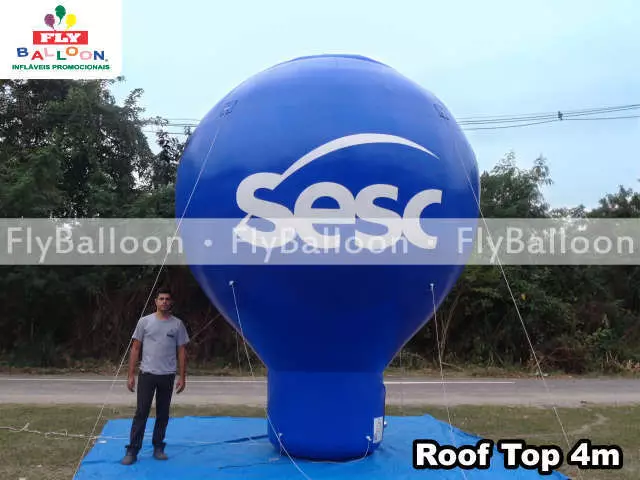 balão promocional inflável sesc