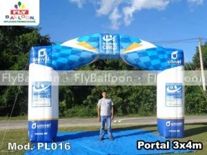 Pórtico inflável