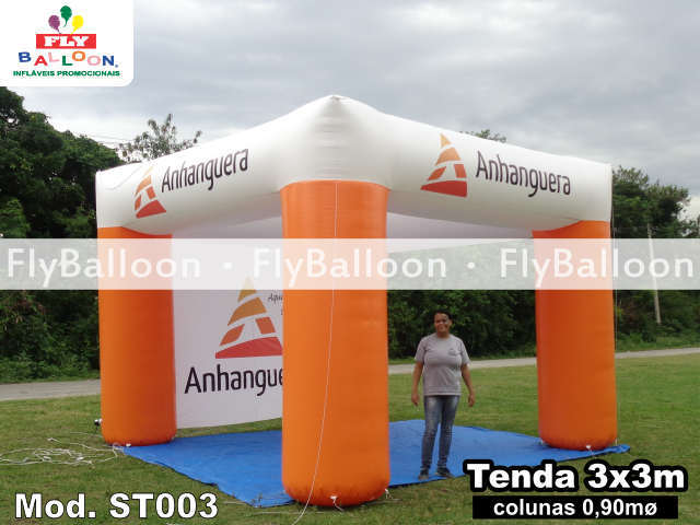 tenda inflável promocional anhanguera