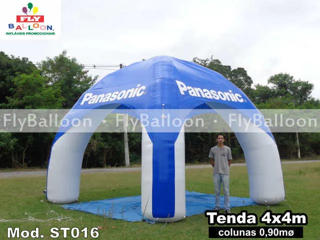 tenda inflável promocional panasonic