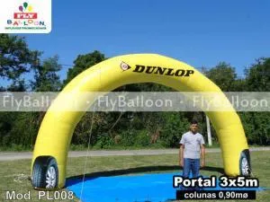 PORTAL INFLAVEL PROMOCIONAL DUNLOP em Goiania - GO