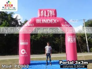Pórticos infláveis