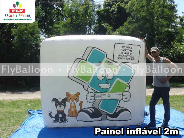 painel inflável promocional Petmax Biovitam Recife PE