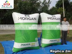replicas inflaveis promocionais pacotes de sementes de milho hibrido morgan em Vianopolis - GO