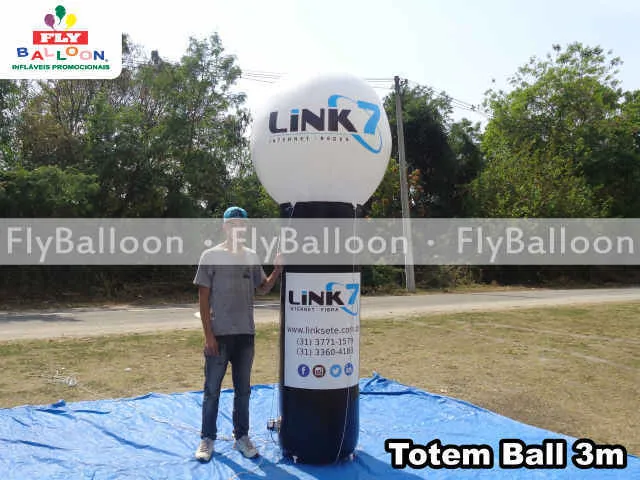 totem ball inflável promocional link 7