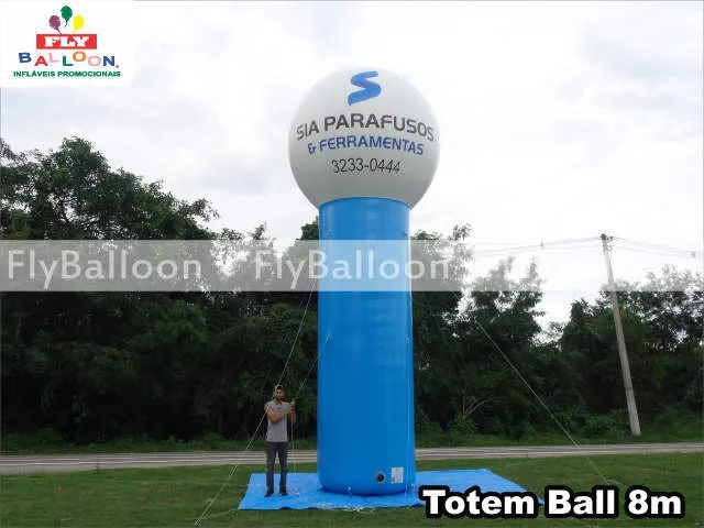 totem ball inflável promocional sia parafusos e ferramentas