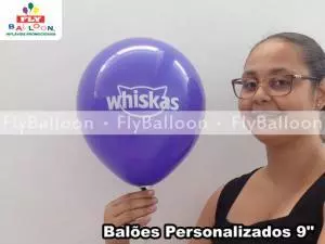 bexigas personalizadas whiskas em São Paulo - SP