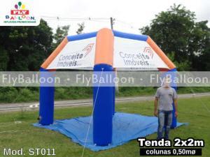 tenda inflavel promocional conceito imoveis